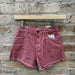 Mayoral Girls's Stripe Denim Shorts, front view