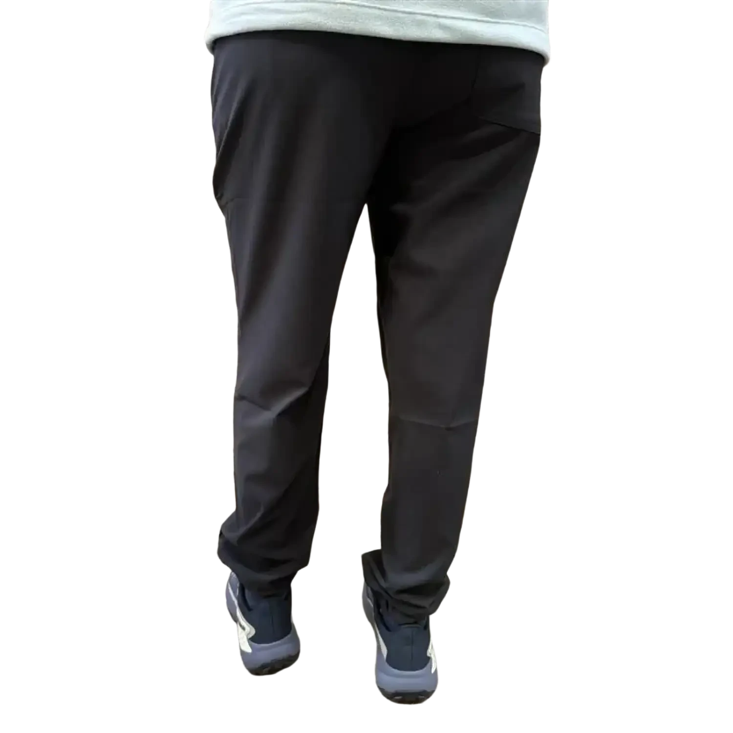 PrAna Women's Wonderland Rocks E-Waist Jogger in black, on model back view