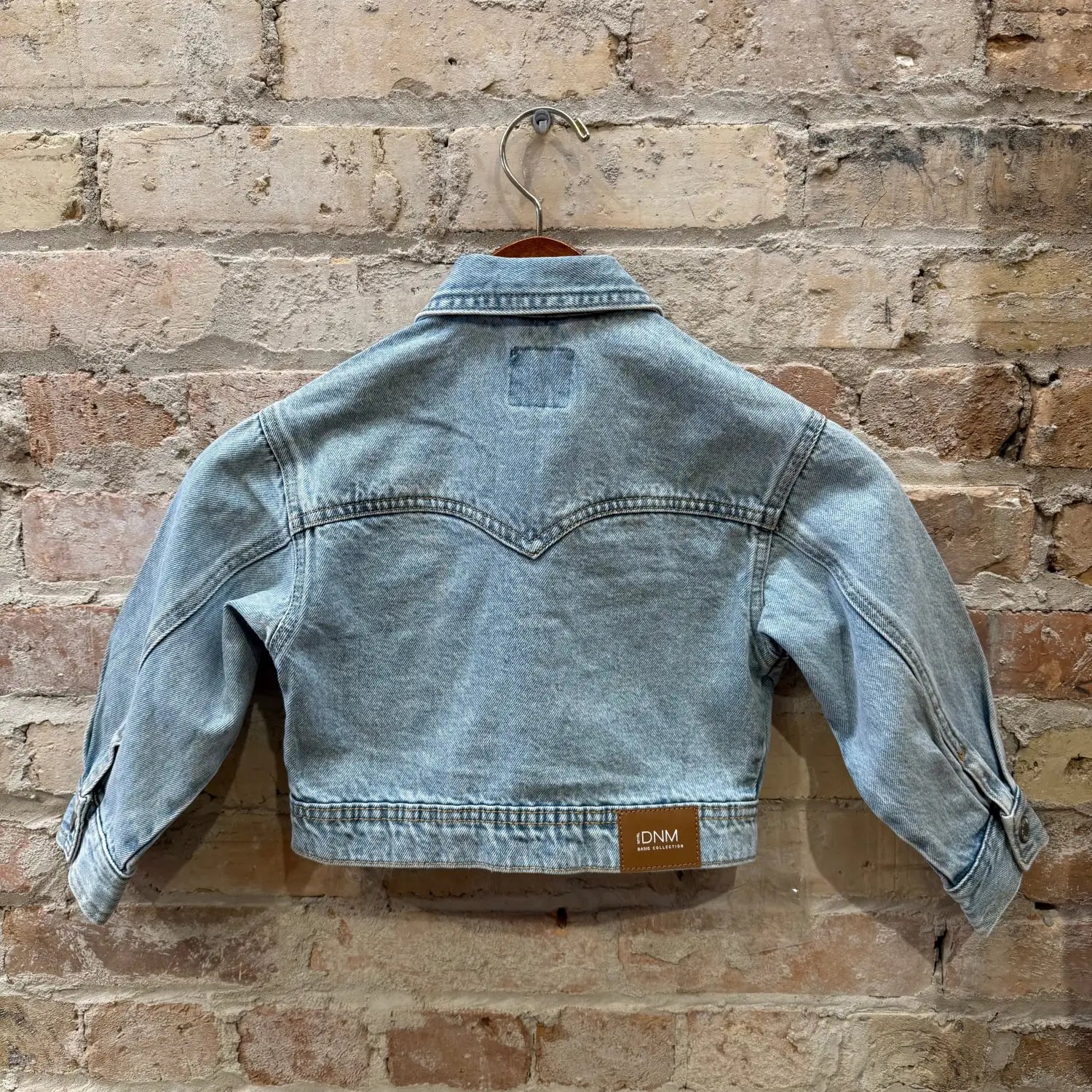 Mayoral Girl's Denim Jacket, back view