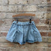 Mayoral Girl's Pleated Denim Skirt, back view