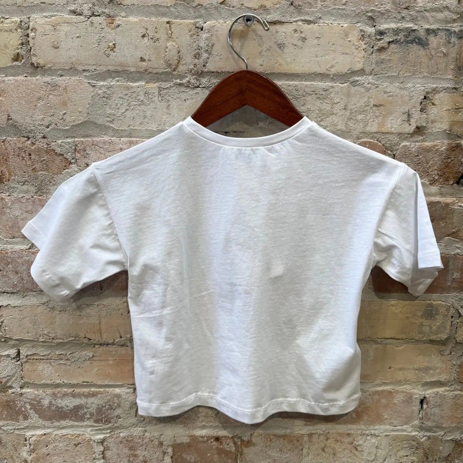 Mayoral Girl's SS White Floral T-Shirt, back view view