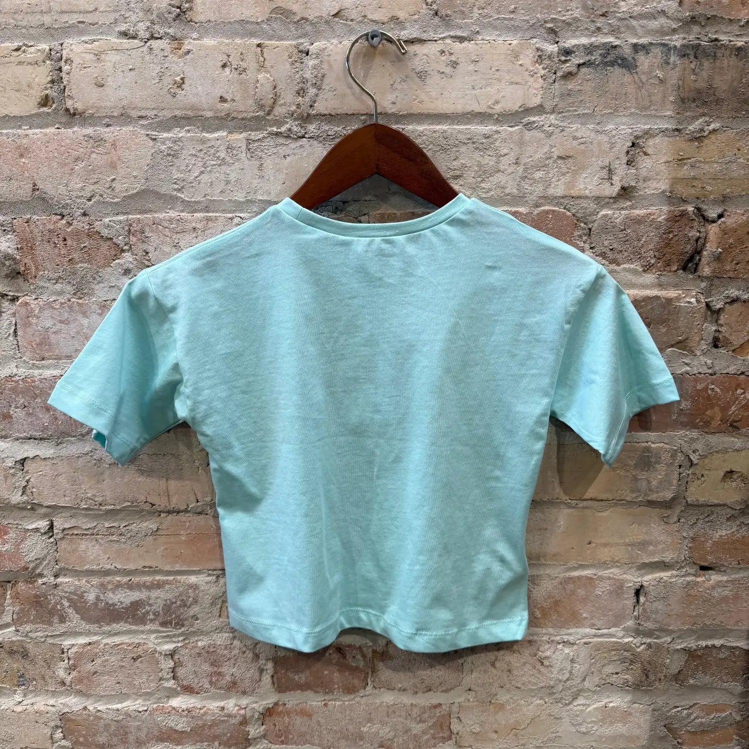 Mayoral Girl's SS Turquoise Bird T-Shirt, back view