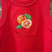 Mayoral Girl's Tank Top, close up of embroidered detail