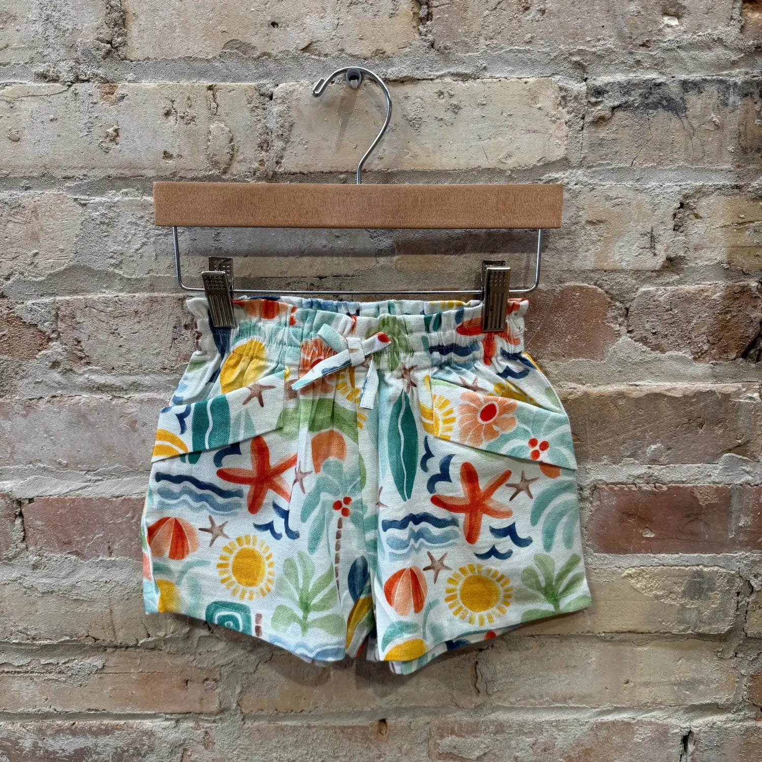 Mayoral Girl's Printed Shorts, front view