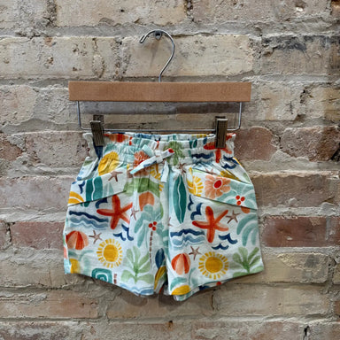 Mayoral Girl's Printed Shorts, front view