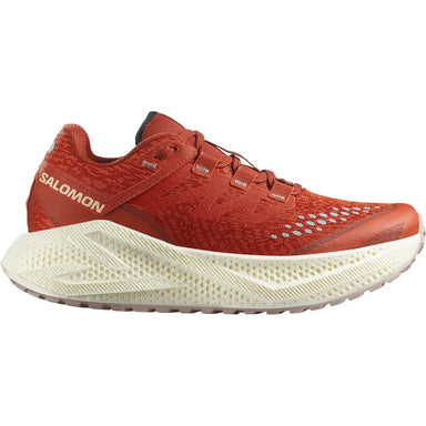 Salomon Women's Aero Glide 3 GRVL Trail Running Shoes in burnt ochre & vanilla, side view