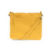 Layla Top Zip Crossbody Bag in Sunflower Yellow. Front View.