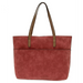 Joy Susan Danica Tote with Laptop Bag in rust, front view