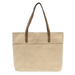 Joy Susan Danica Tote with Laptop Bag in eggshell, front view