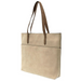Joy Susan Danica Tote with Laptop Bag in eggshell, side view