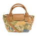 Joy Susan Mini Canvas Tote in botanical, front view