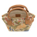 Joy Susan Mini Canvas Tote in botanical, open top view