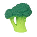 Oli & Carol Fruit & Veggie Baby Teether Toy- Brucy Broccoli. Light green and dark green broccoli teether.