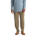 Free Fly Men's Breeze Pant in dark khaki, on model front view