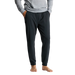 Free Fly Men's Highmile Jogger in black sand, on model front view
