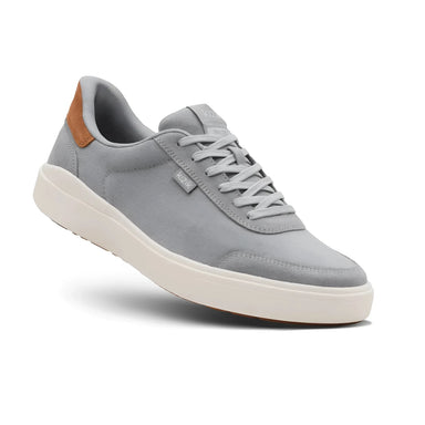 Kizik Men's Prague 2 Sneaker in alloy, front view