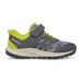 Merrell Kid's Nova 3 Sneaker in grey camo and lime, side view