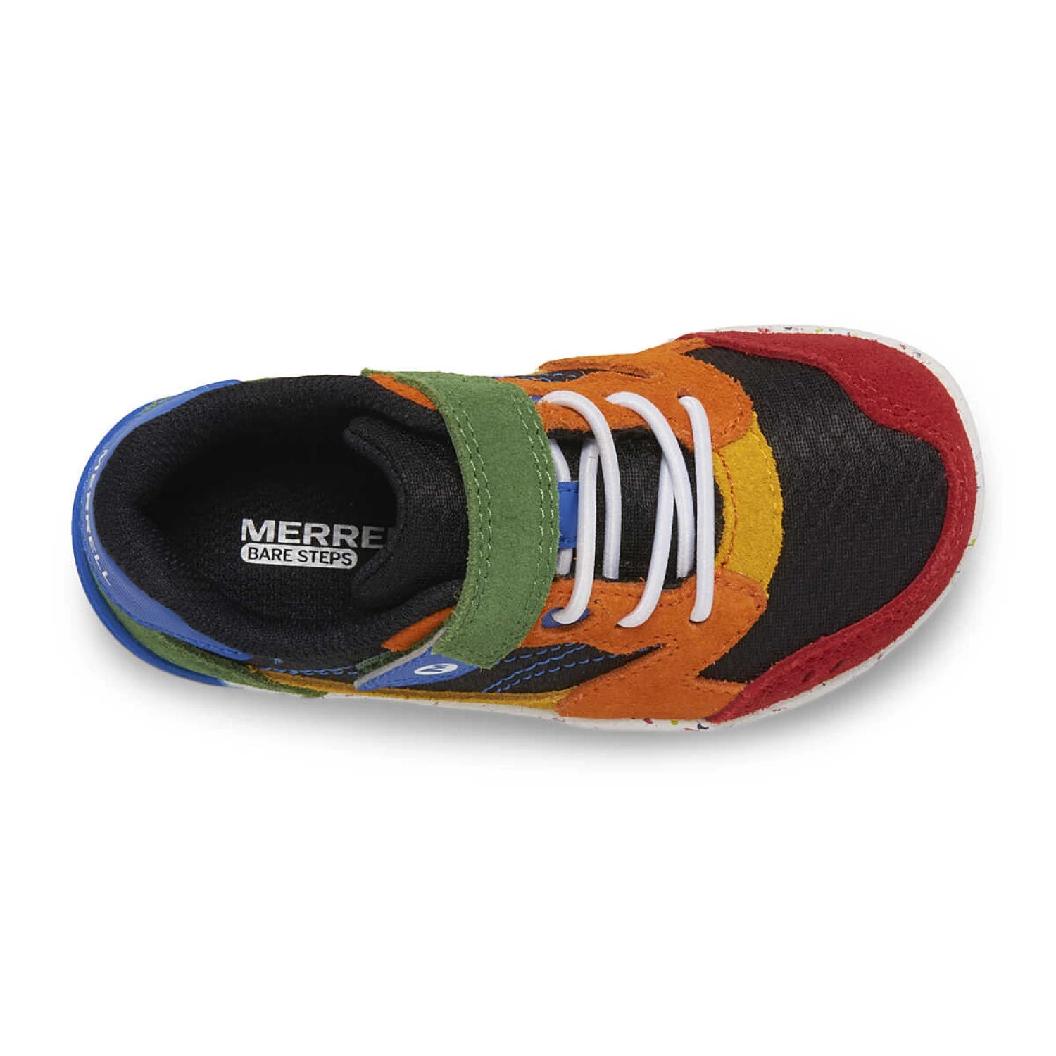 Merrell Toddler's Bare Steps® Sneaker in multi, top view