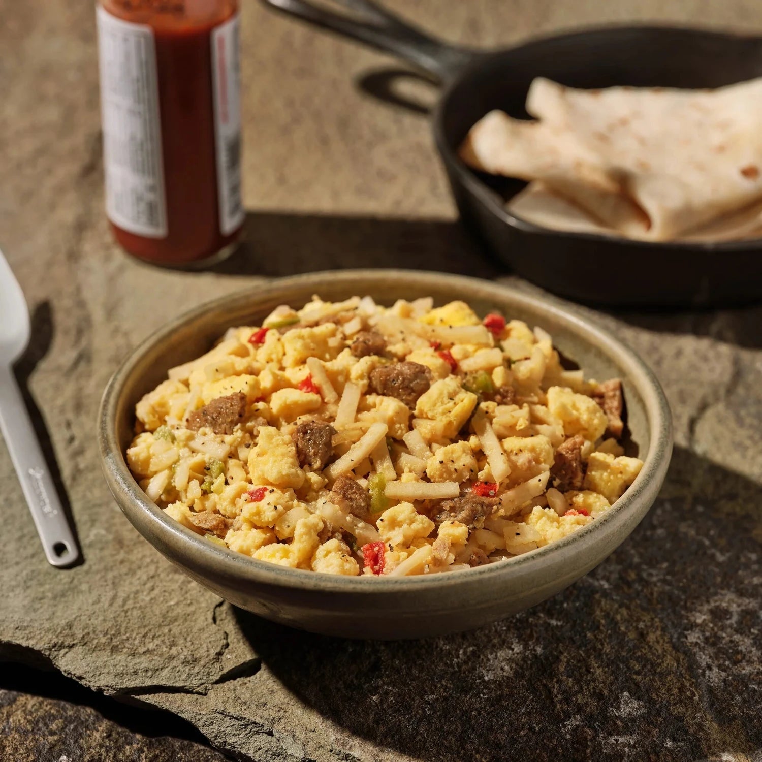 Mountain House Breakfast Skillet, in bowl lifestyle view