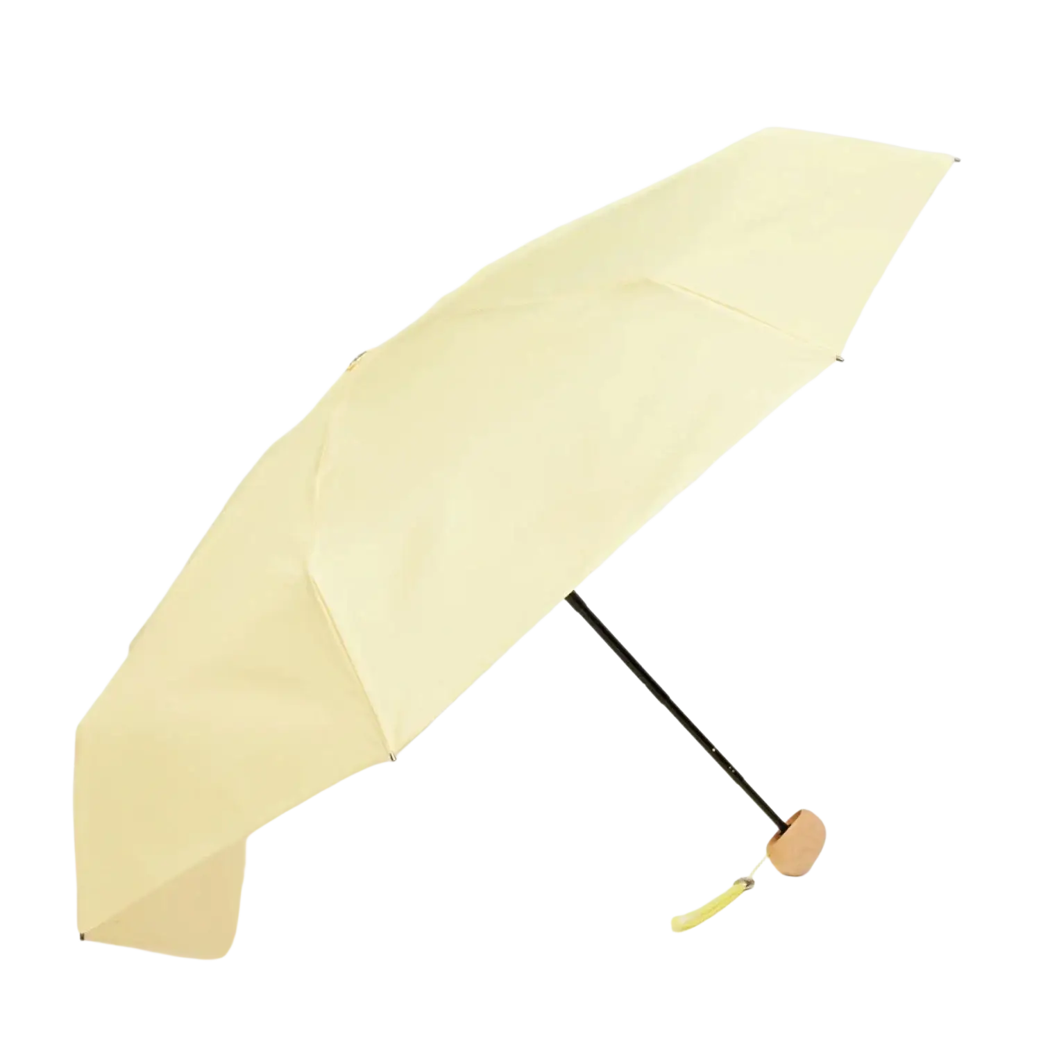Original Duckhead Ultra Compact Mini Umbrella in citron, open view