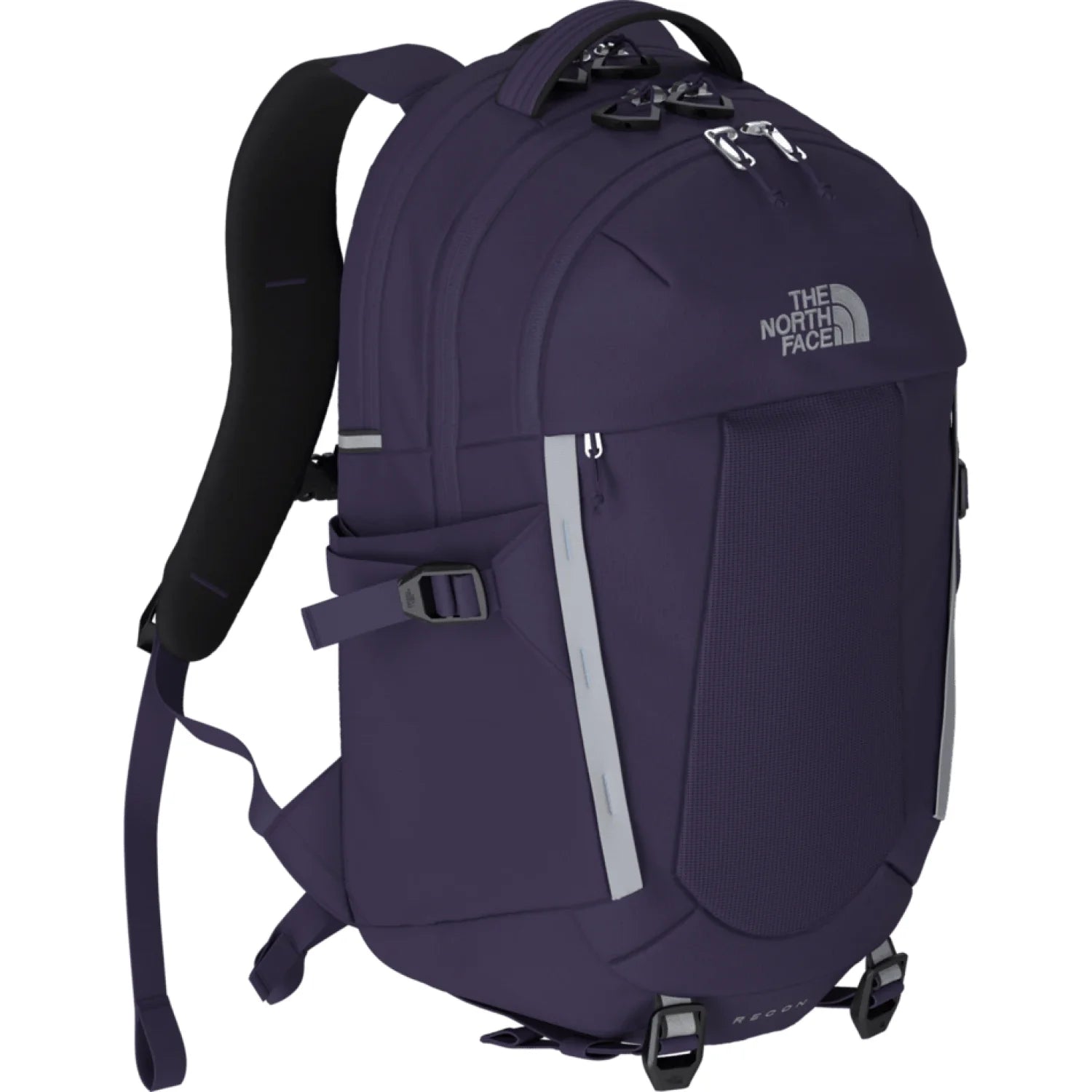The North Face Women's Recon Backpack in eternal purple & blue flax, front view