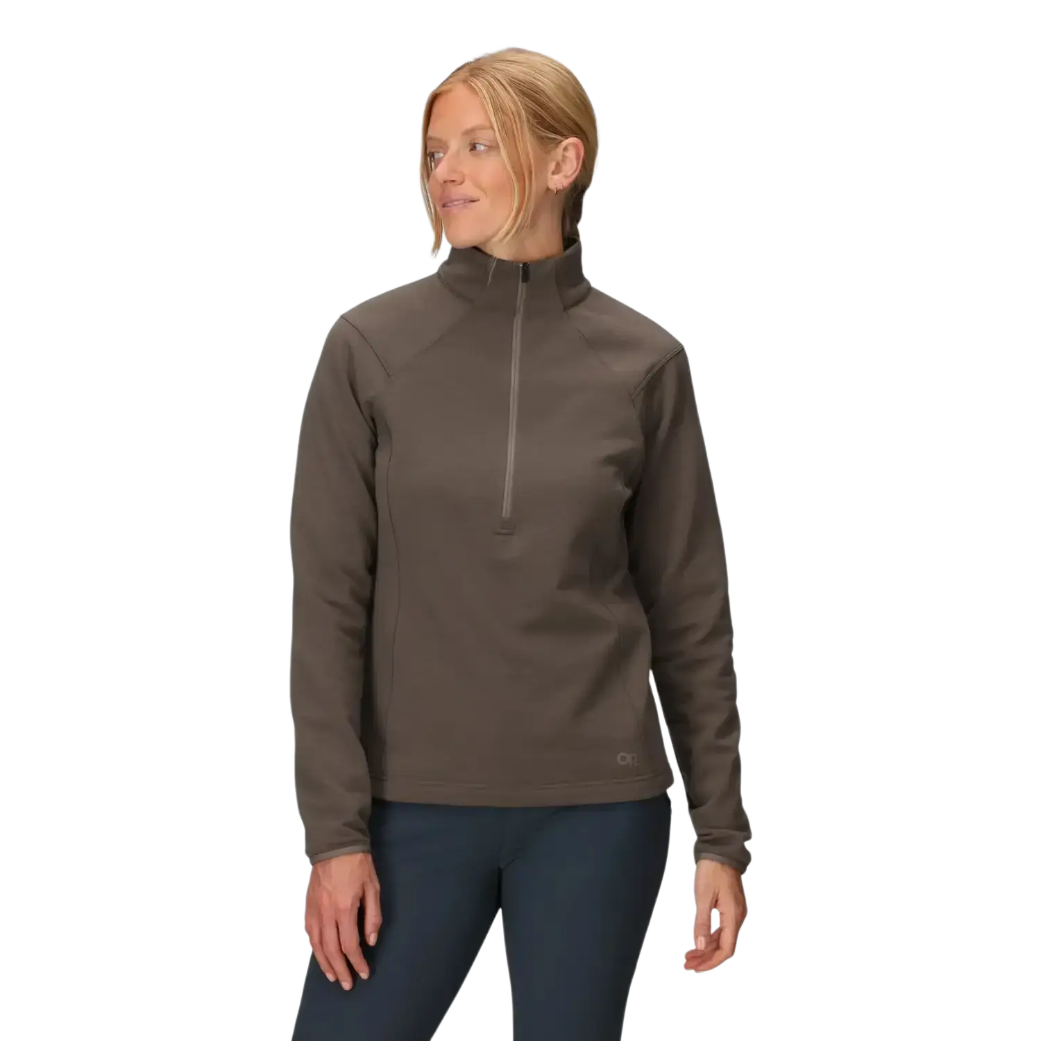 Outdoor Research Women's Crescent Fleece Half Zip, front view
