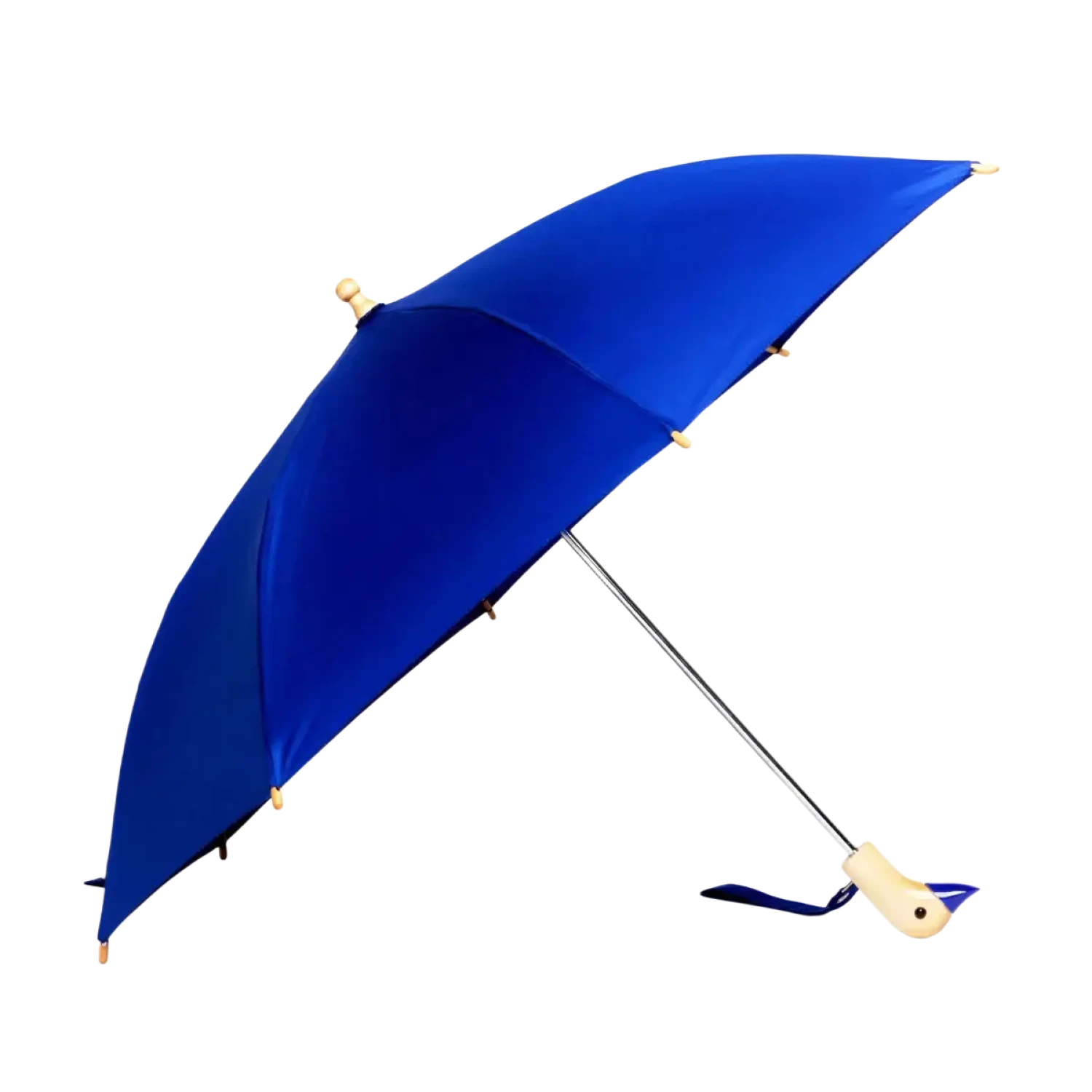 Original Duckhead Duckling Kids Umbrella in blue, open view