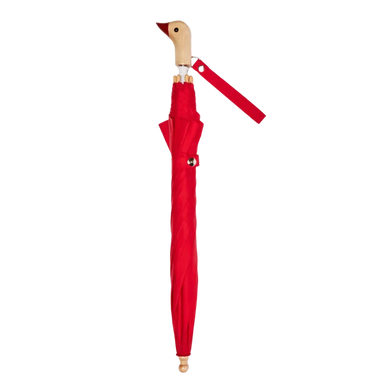 Original Duckhead Duckling Kids Umbrella in red, packed view
