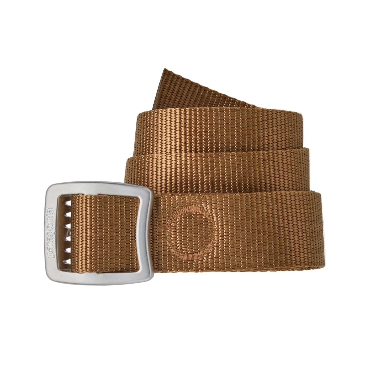 Patagonia Tech Web Belt in Deer Brown, front view 