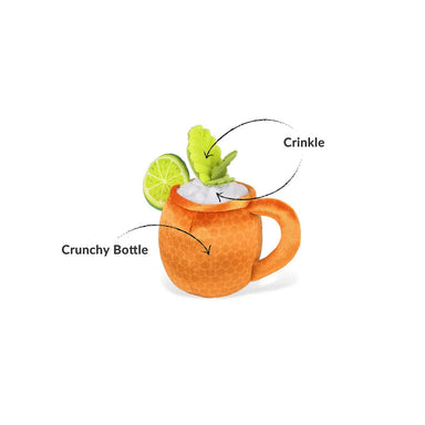 P.LA..Y. Barktender Mospaw Mule, side view with description 