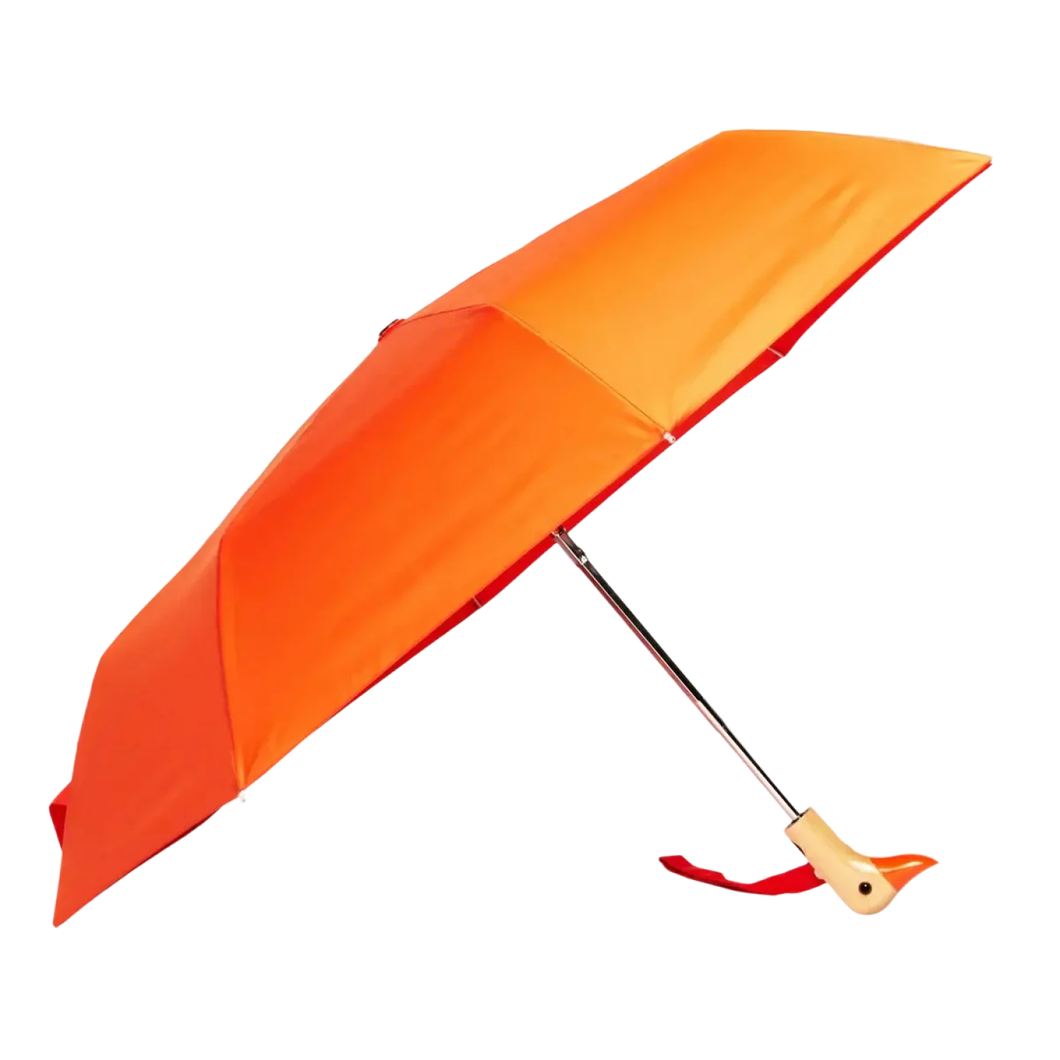 Duckhead Original Umbrella in papaya, open view