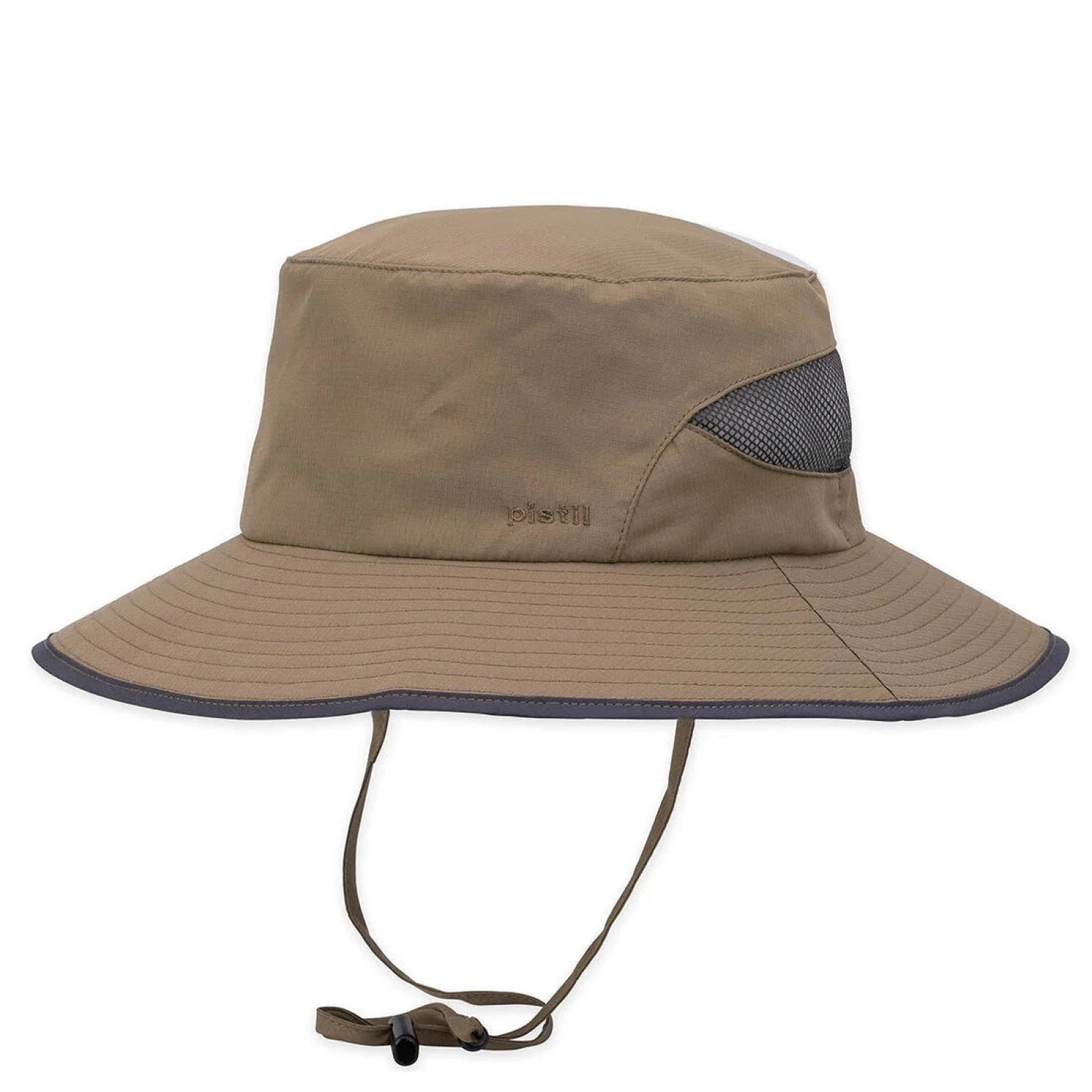 Pistil Shoreline Sun Hat in tobacco, front view