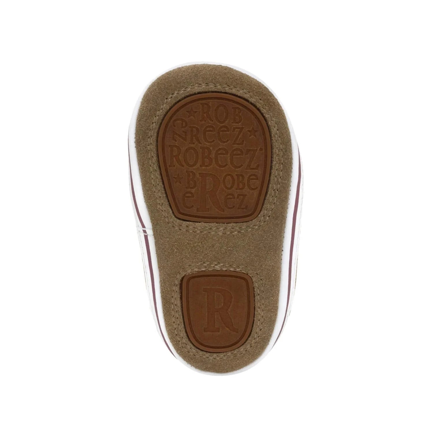 Robeez Baby Raiden First Kicks in camel, sole view