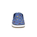 Robeez Baby I Love Trucks Soft Soles in medium blue, front view