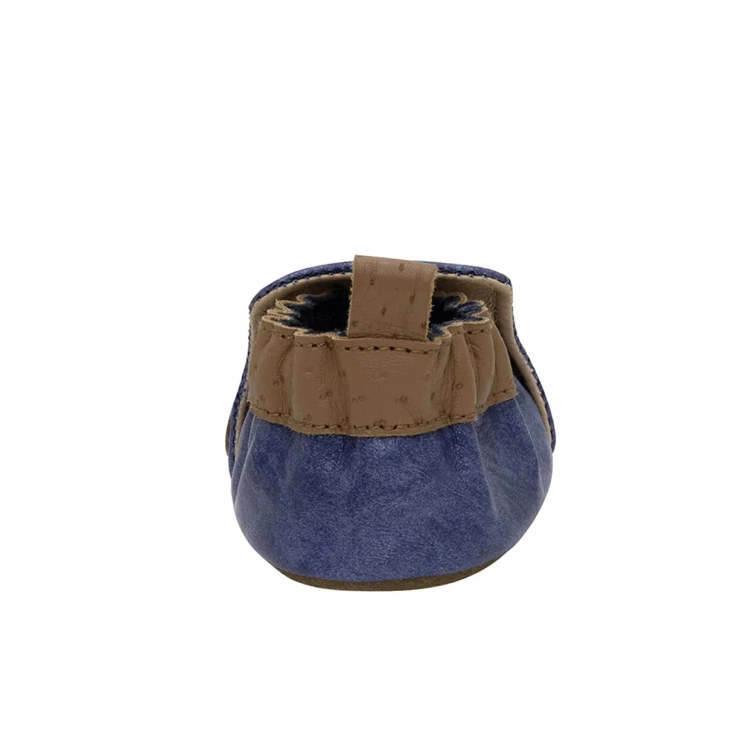 Robeez Baby Under The Stars Soft Soles in dark blue, back view