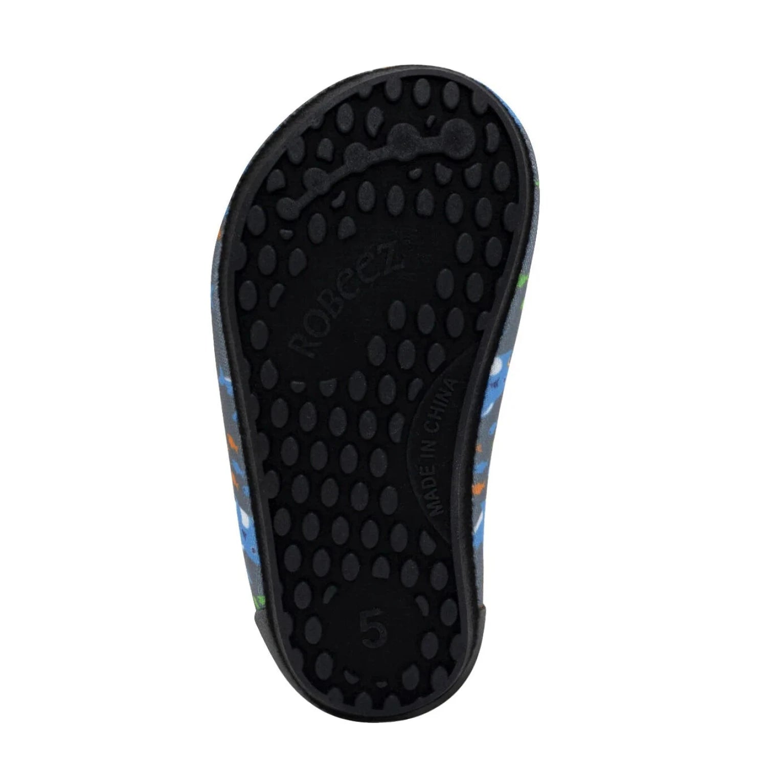 Robeez Baby Snack Time Aqua Shoes, sole view