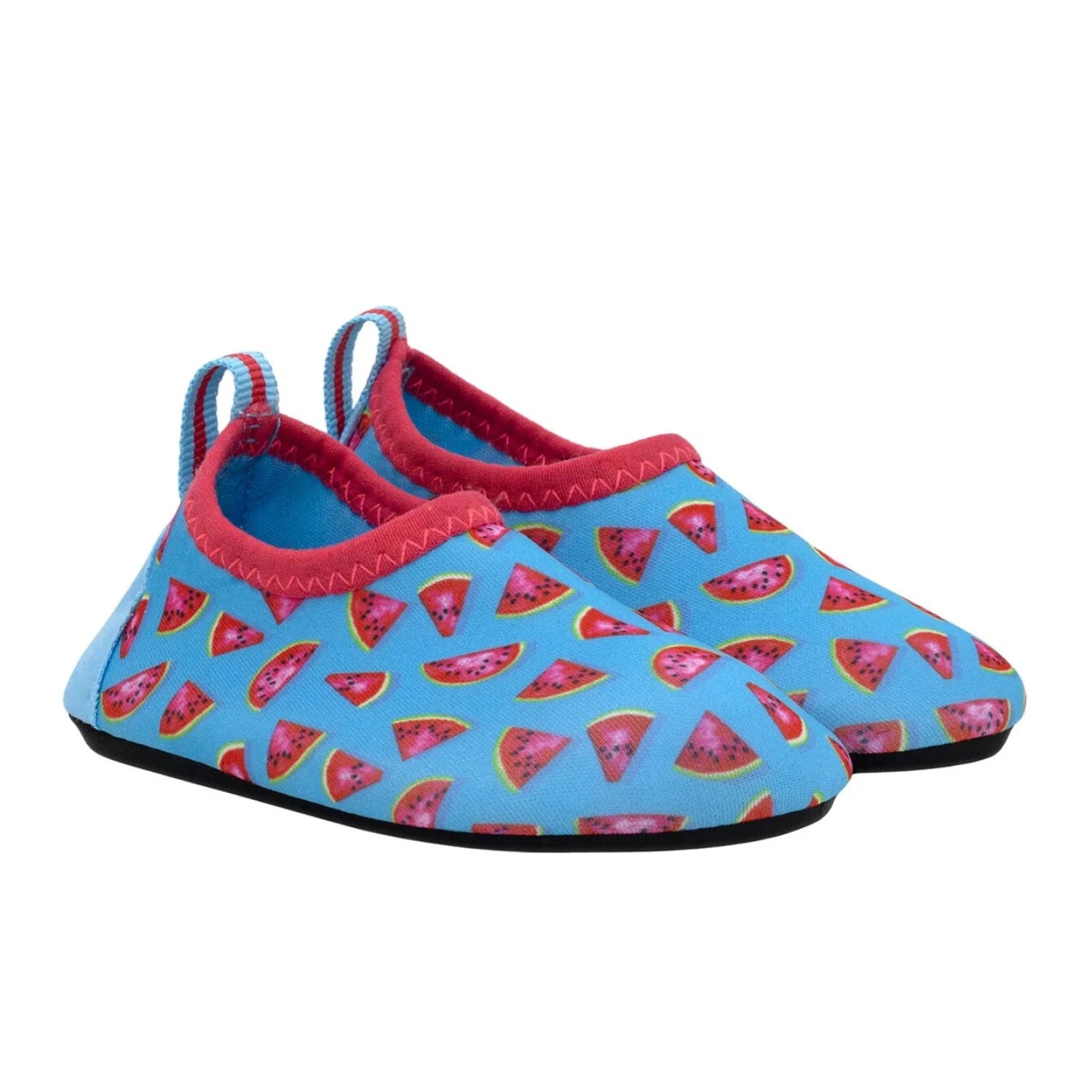 Robeez What A Melon Aqua Shoes, side front view