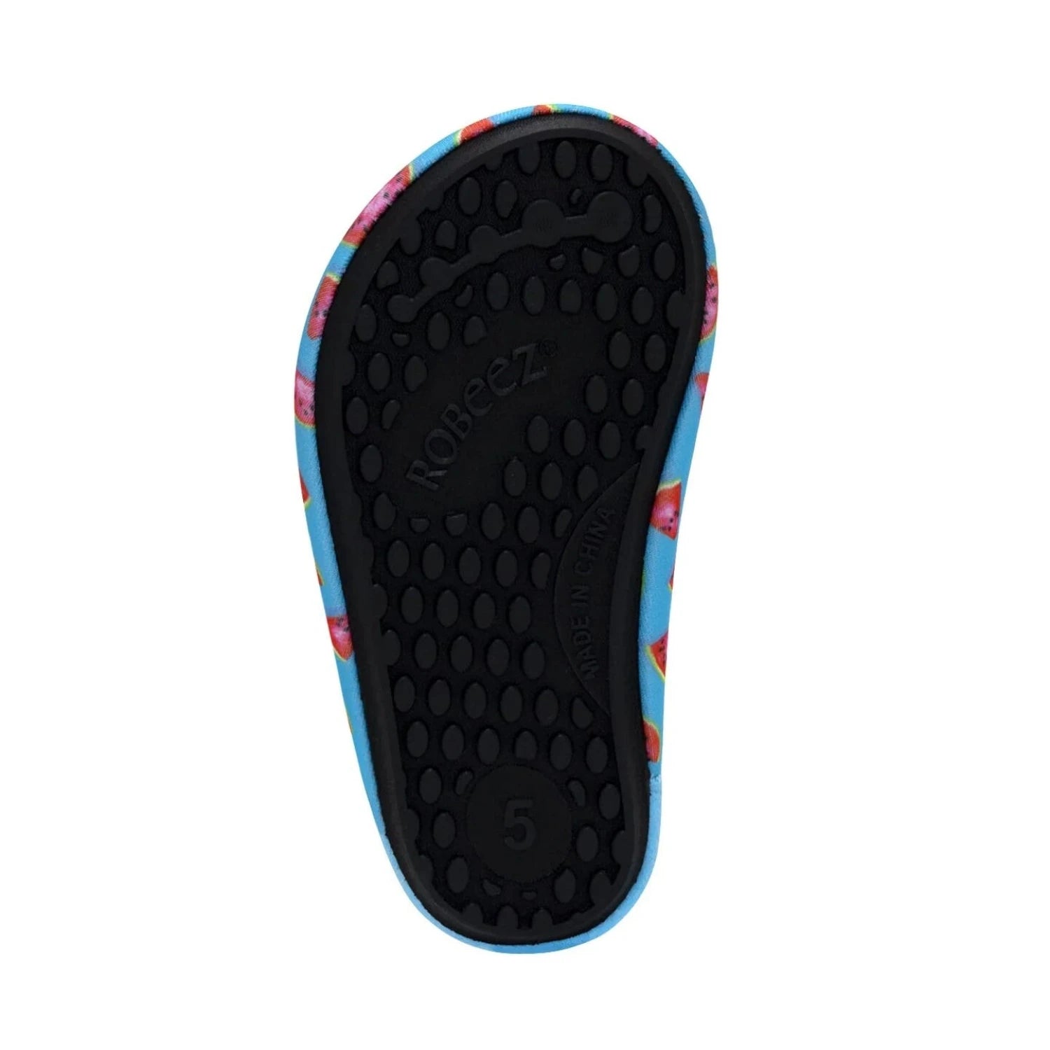 Robeez What A Melon Aqua Shoes, sole view