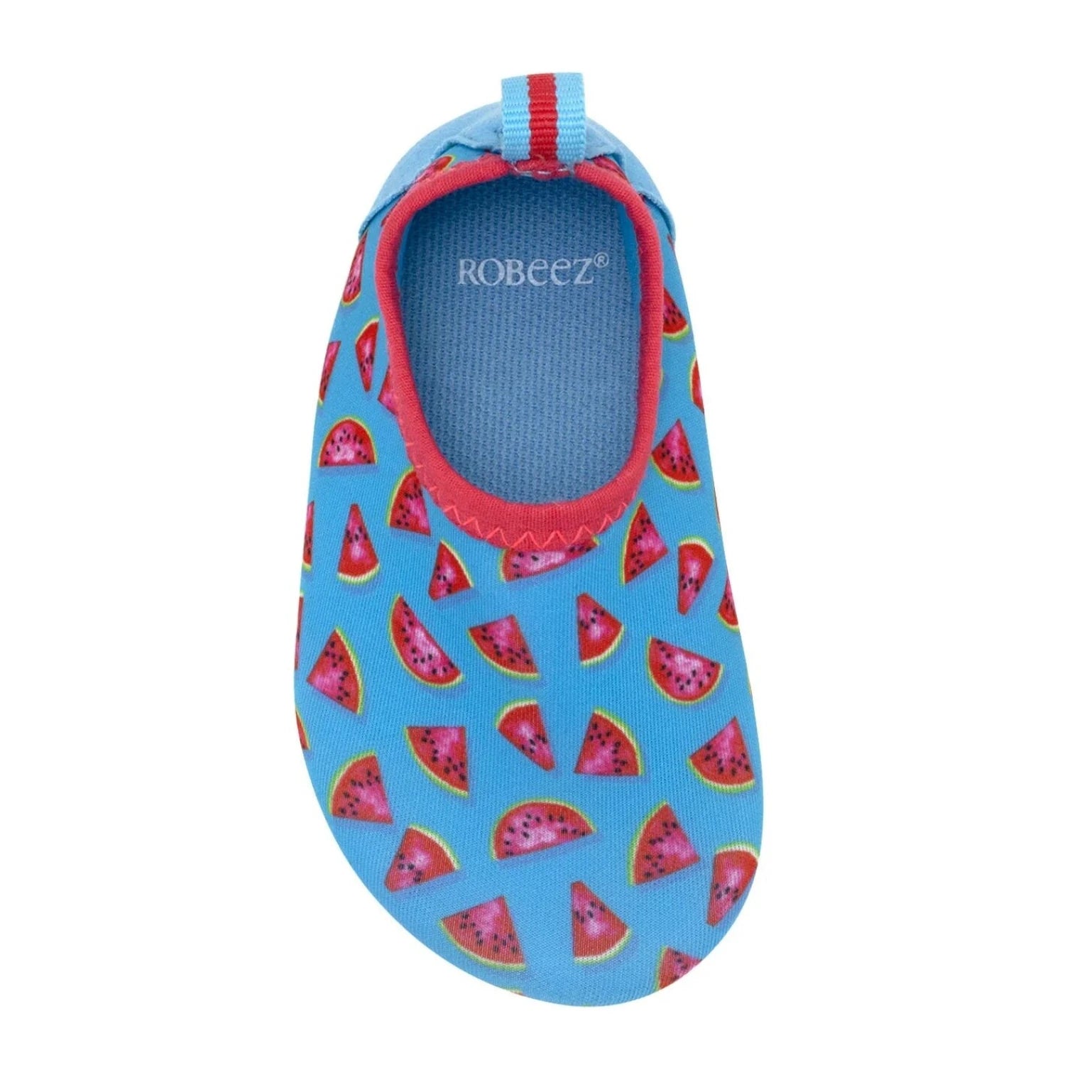 Robeez What A Melon Aqua Shoes, top view