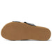 Reef Women's Cushion Vista Sandal in black & natural, sole view
