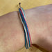 Pura Vida Original Bracelet in rose quartz, view on model 