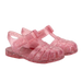 Igor Toddler's Clasica Cristal Sandals in glitter fuchsia, front view
