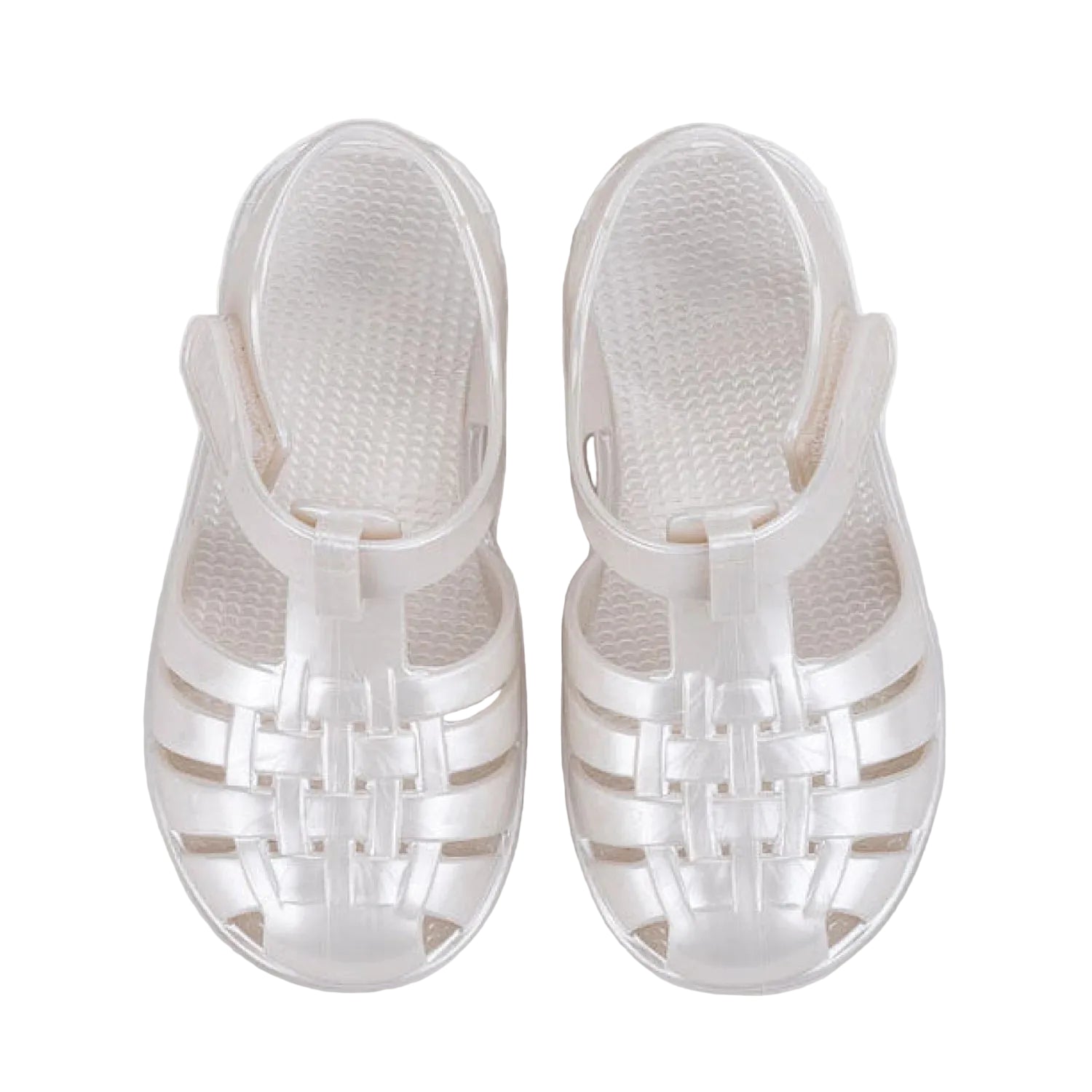 Igor Toddler's Clasica Nacar Sandal in marfil, top  view