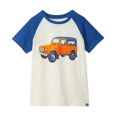 Hatley Boy's Off Road Raglan T-Shirt, front view