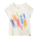 Hatley Girl's Falling Stars Graphic Tee, front view