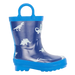 Hatley Kid's Rain Boots with Handles in little dinos, side view