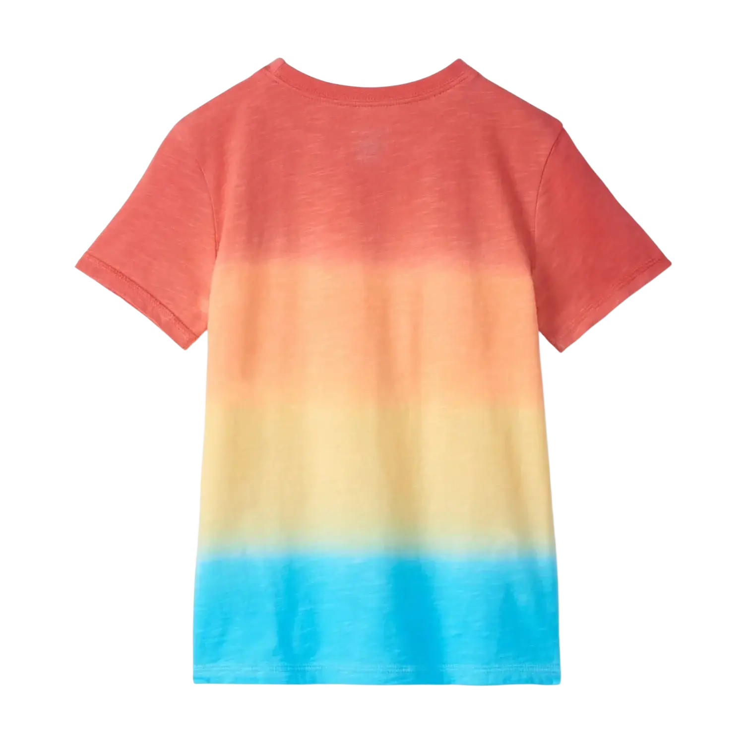 Hatley Boy's Gradient Sun Set Crew Neck T-Shirt, back view