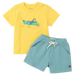 Hatley Baby & Toddler's Grasshopper T-Shirt & Shorts Set, front view