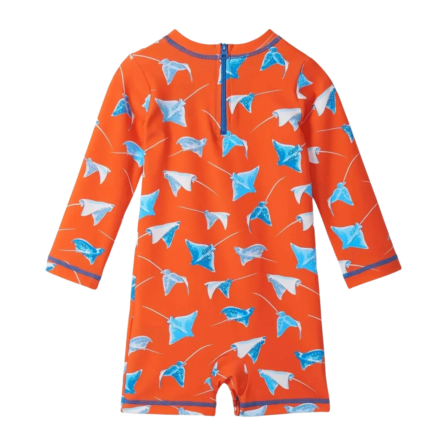 Hatley Baby Boys Sting Rays One-Piece Rashguard, back view