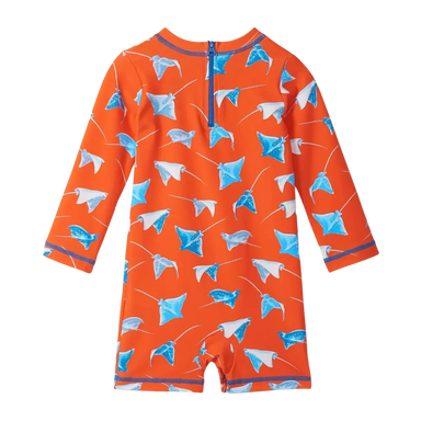 Hatley Baby Boys Sting Rays One-Piece Rashguard, back view